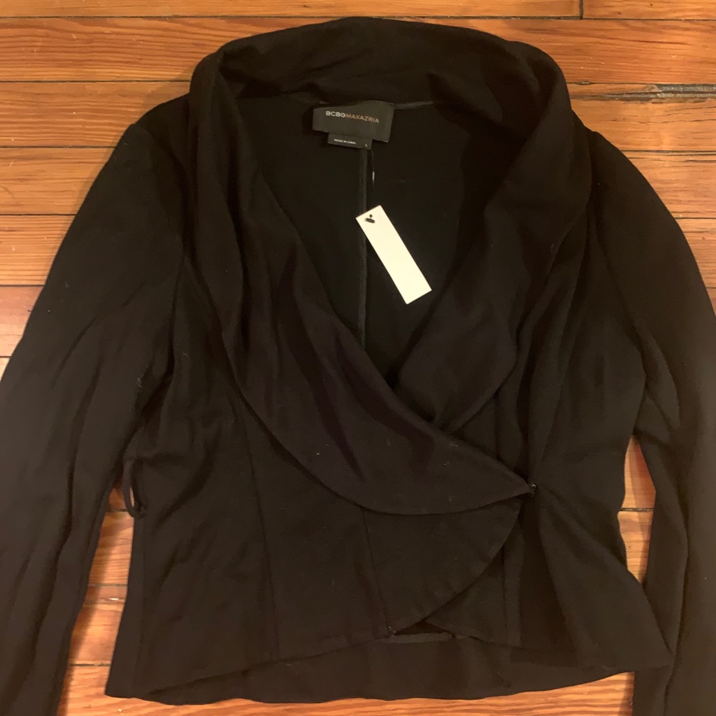 Bcbgmaxazria Wrap Jacket Nwt